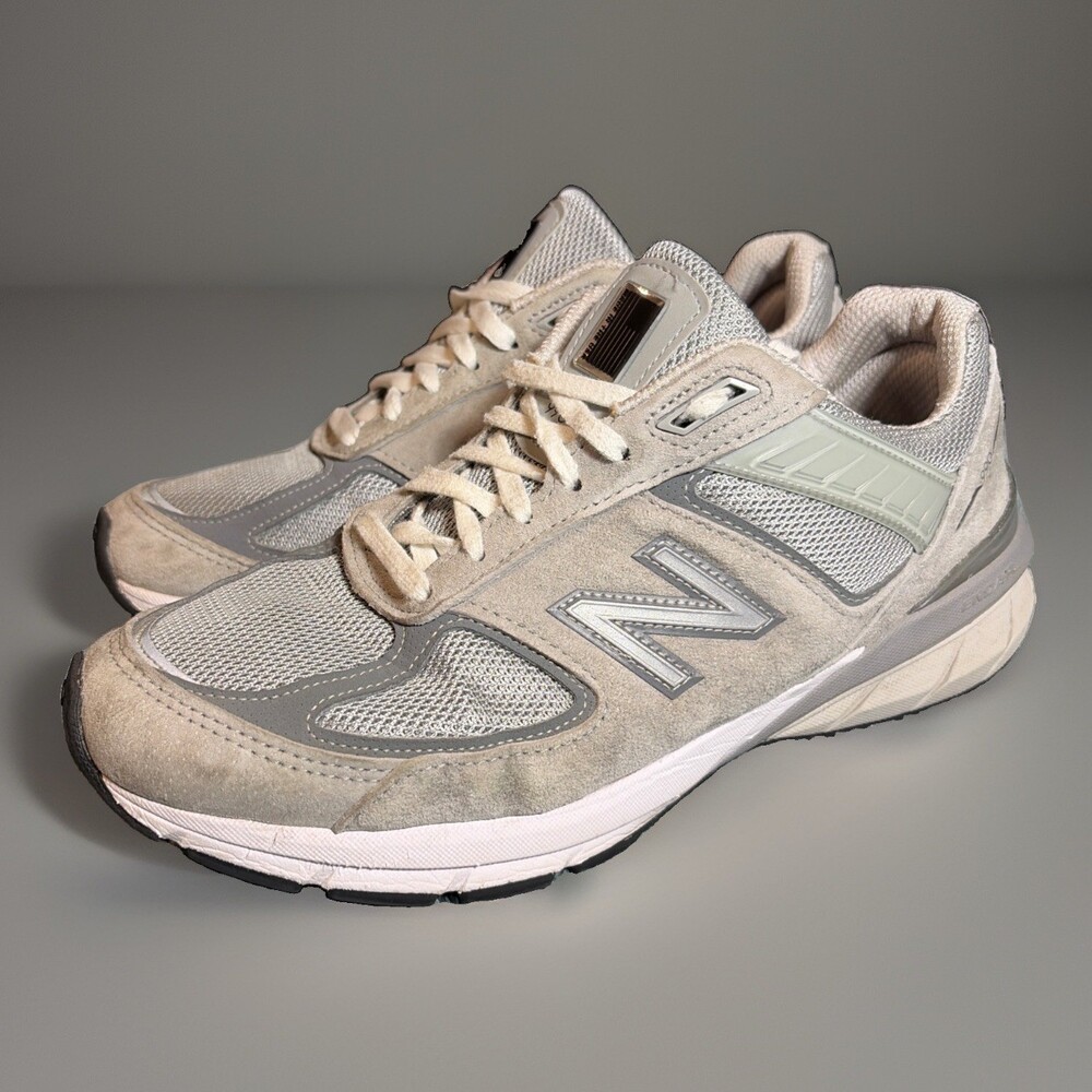 Size 9 2E Wide - New Balance 990v5 Grey - M990GL5